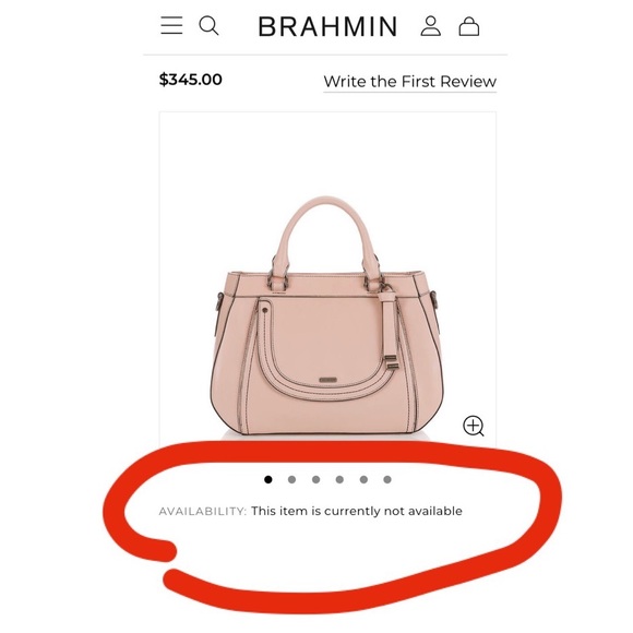 😎 BRAHMIN Raelynn Blossom Pink Galveston Satchel NWT $345 - Picture 13 of 13